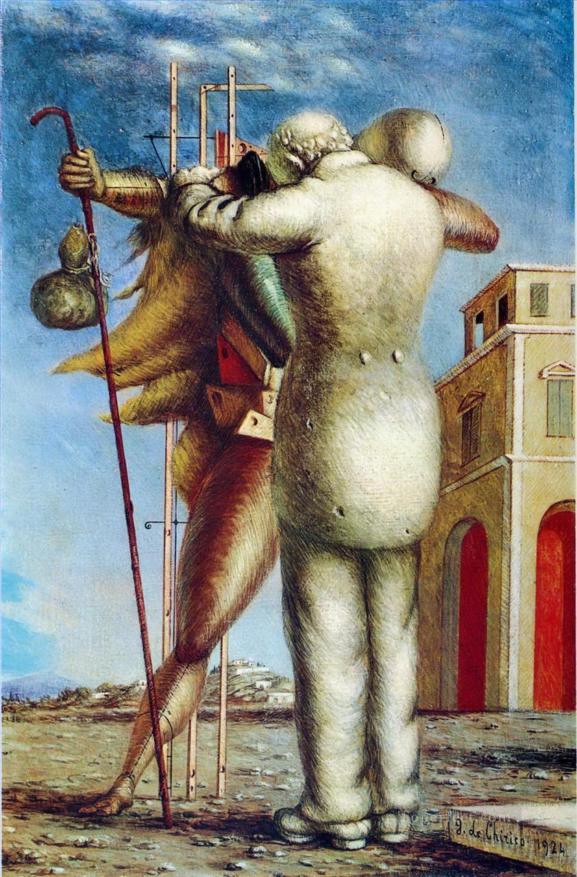 放蕩息子 1924年 ジョルジョ・デ・キリコ シュルレアリスム油絵